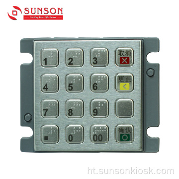 IP65 chiffres PIN pad